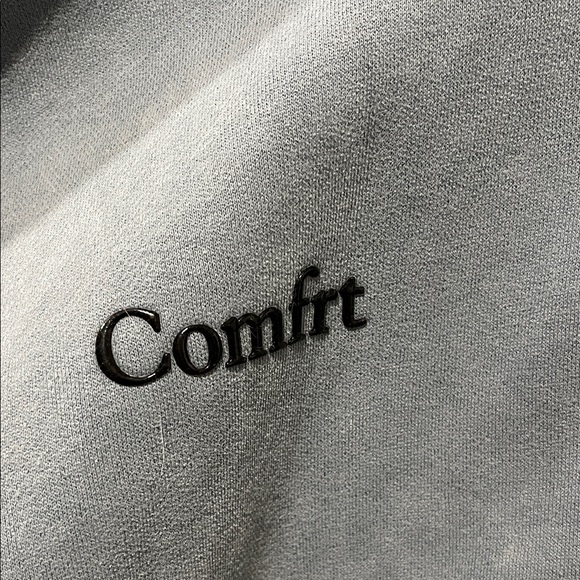 Women's Blue Zip-Up Hoodie - Picture 3 of 3